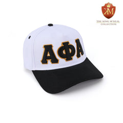 Alpha White/Black Snapback Hat
