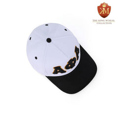 Alpha White/Black Snapback Hat