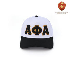 Alpha White/Black Snapback Hat