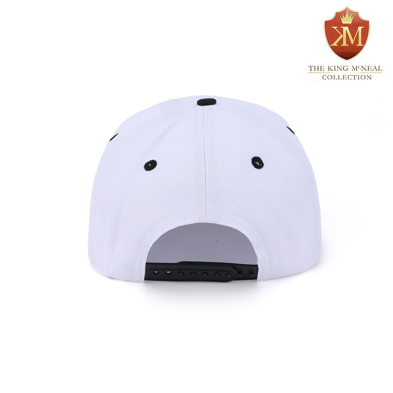 Alpha White/Black Snapback Hat