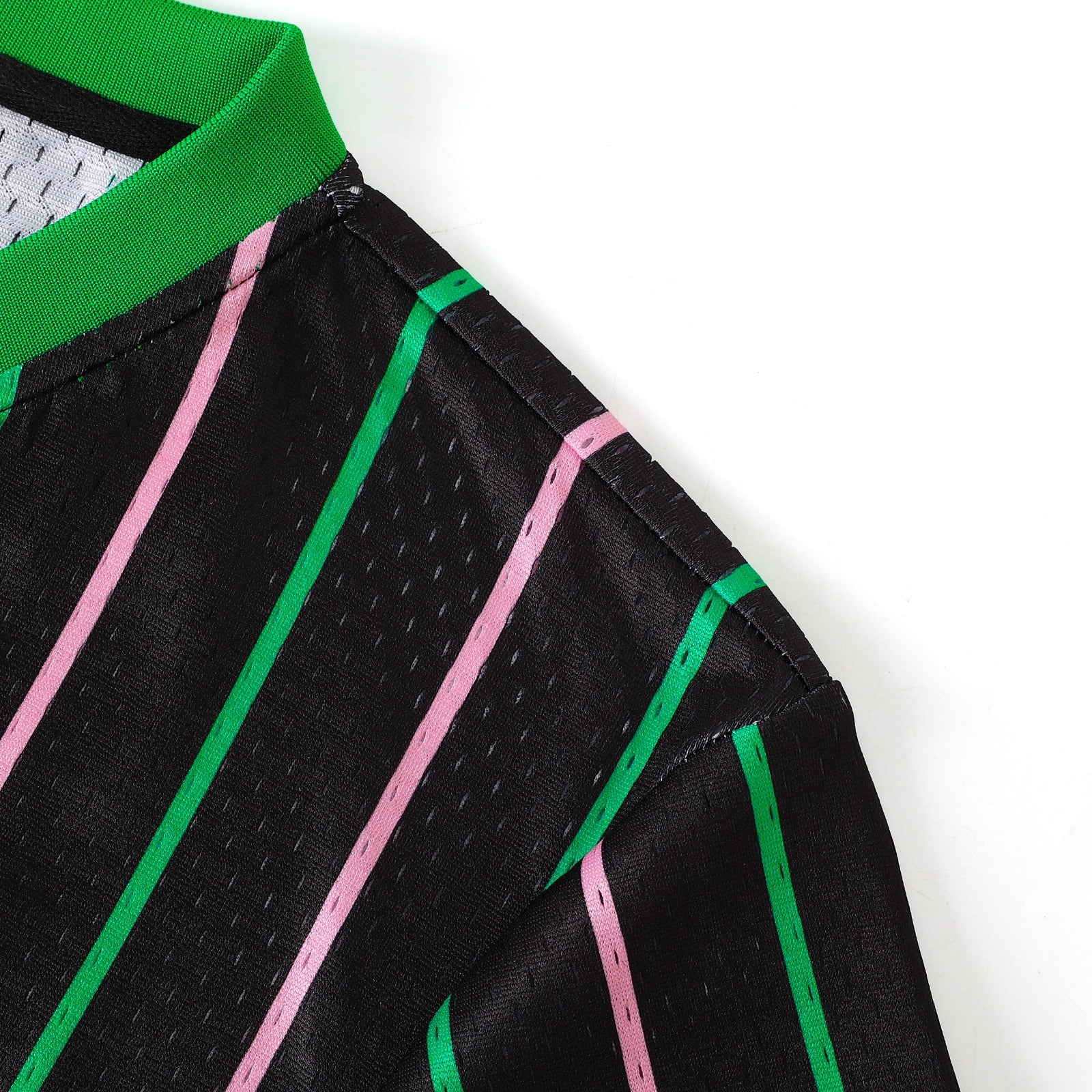 AKA Black Pinstripe Baseball Jersey