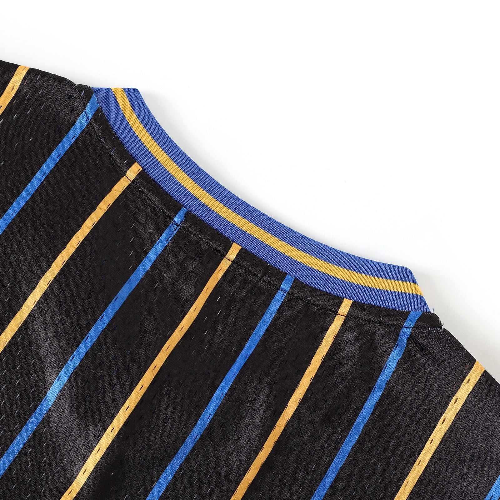 SGRho Black Pinstripe Baseball Jersey