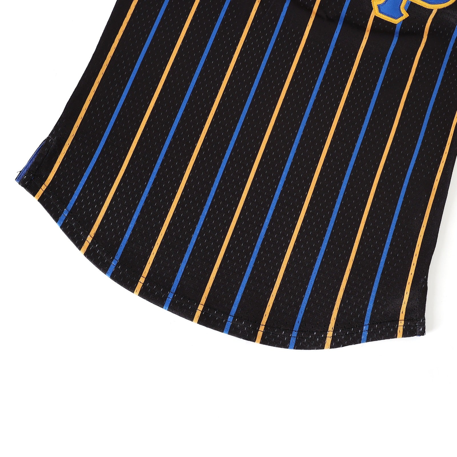 SGRho Black Pinstripe Baseball Jersey
