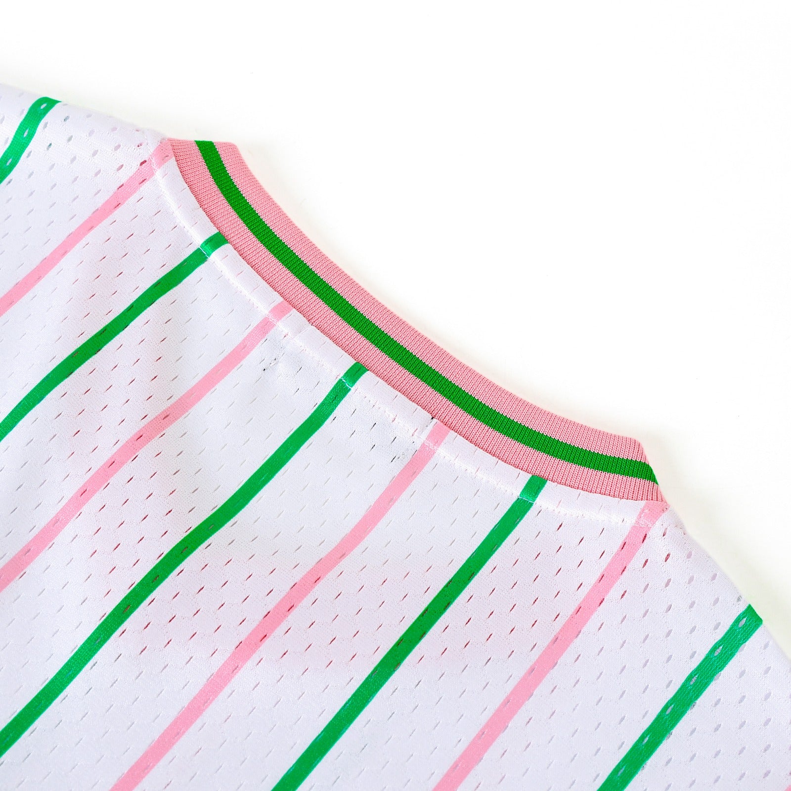 AKA White Pinstripe Baseball Jersey