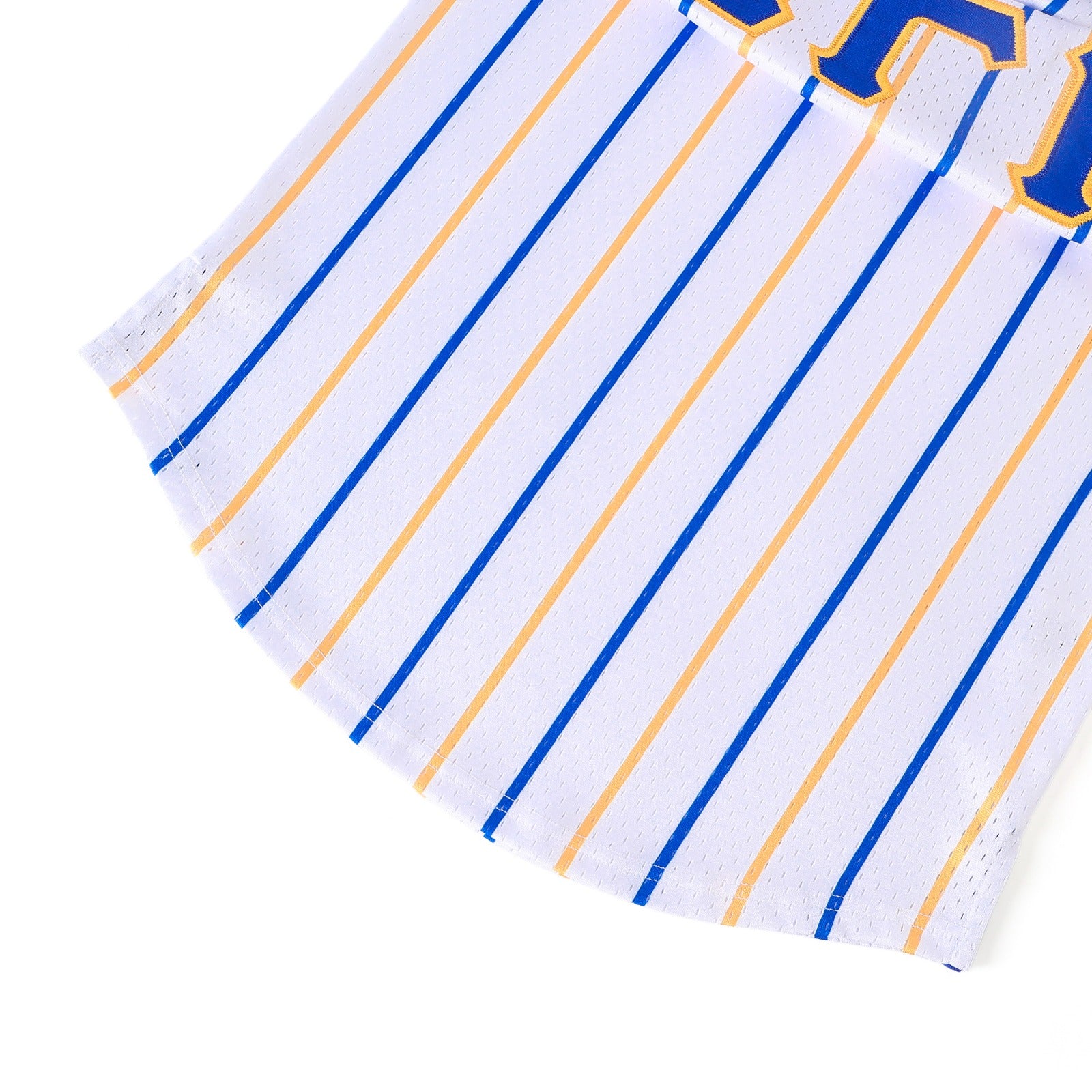 SGRho White Pinstripe Baseball Jersey
