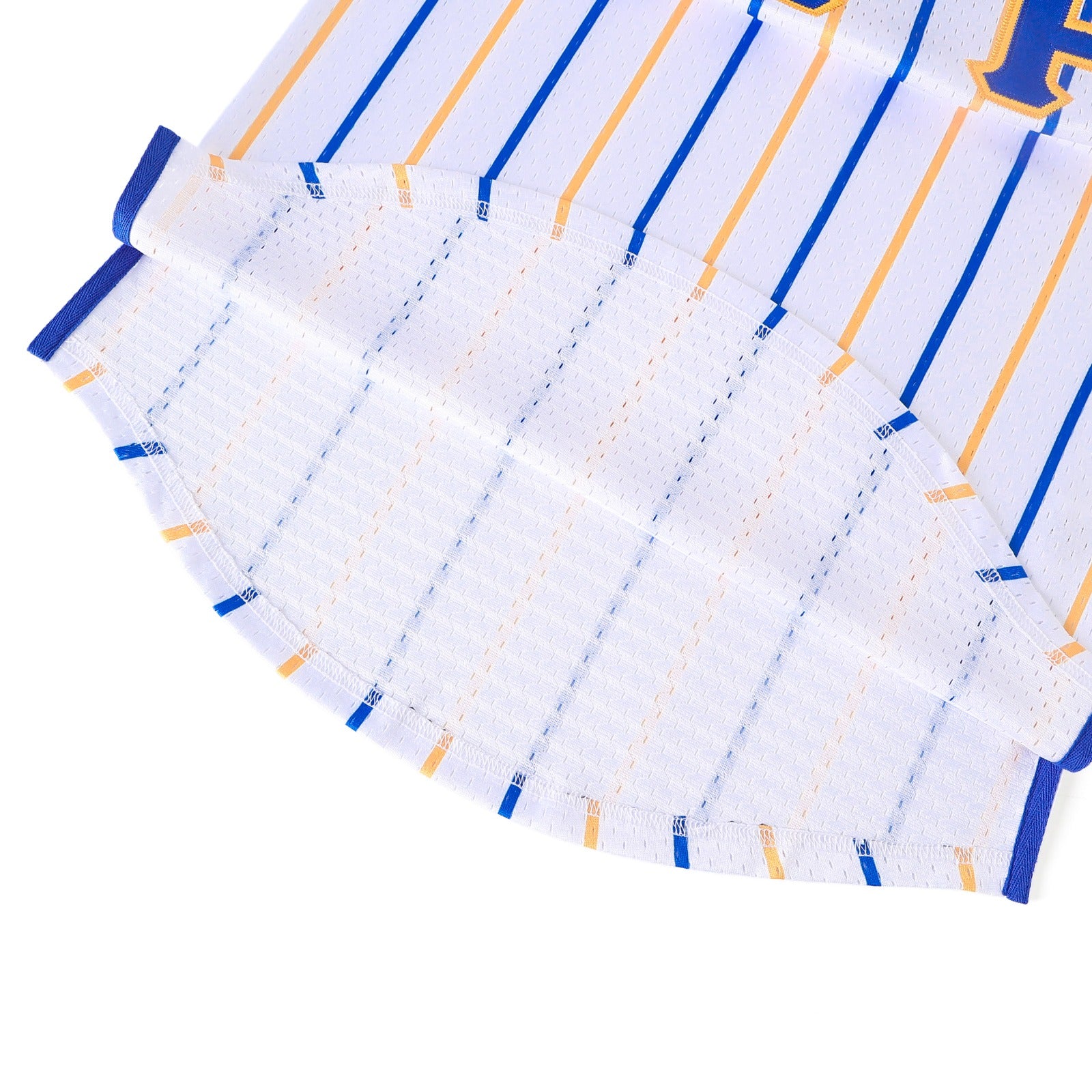 SGRho White Pinstripe Baseball Jersey
