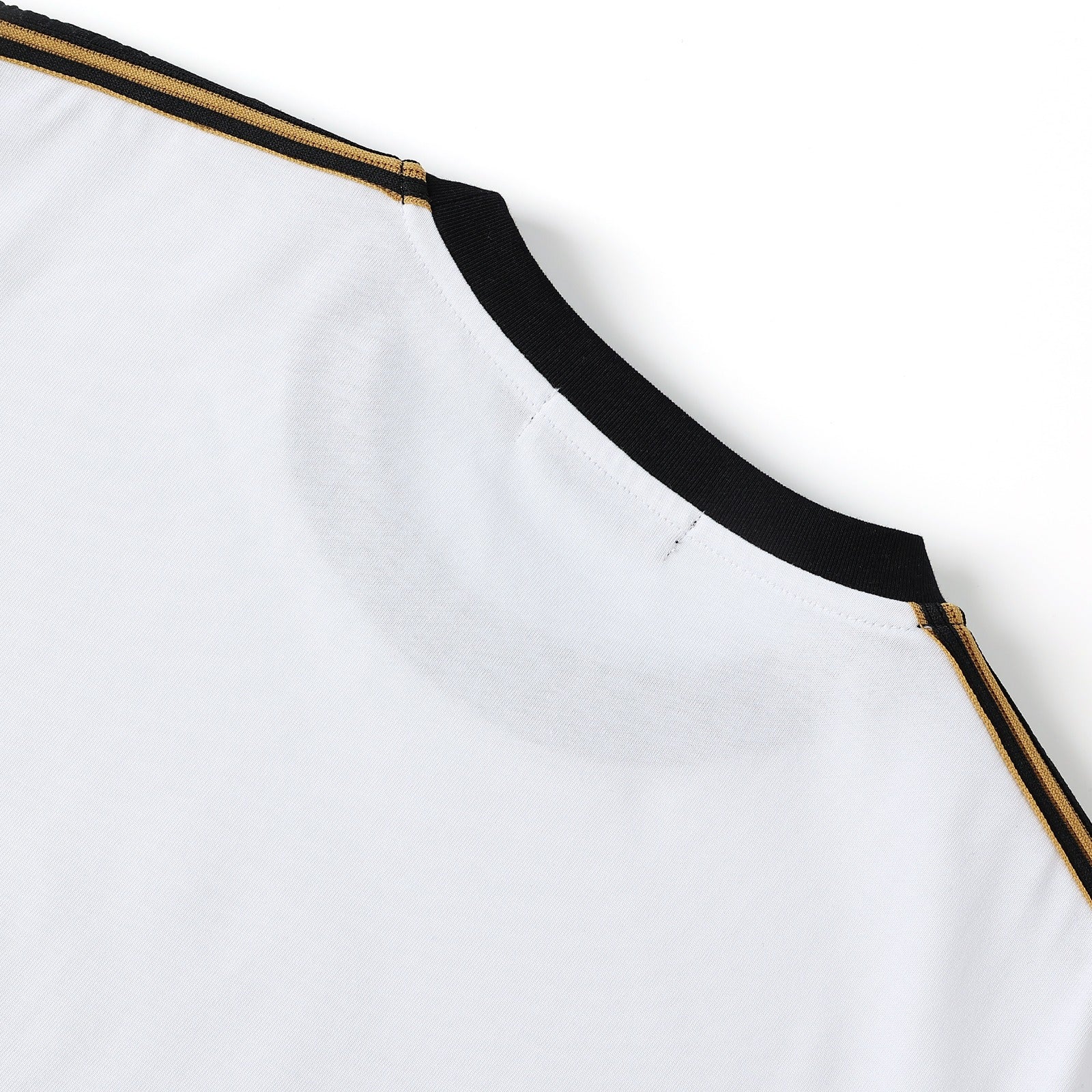 Alpha White Tapered Embossed Premium Crest Shirt