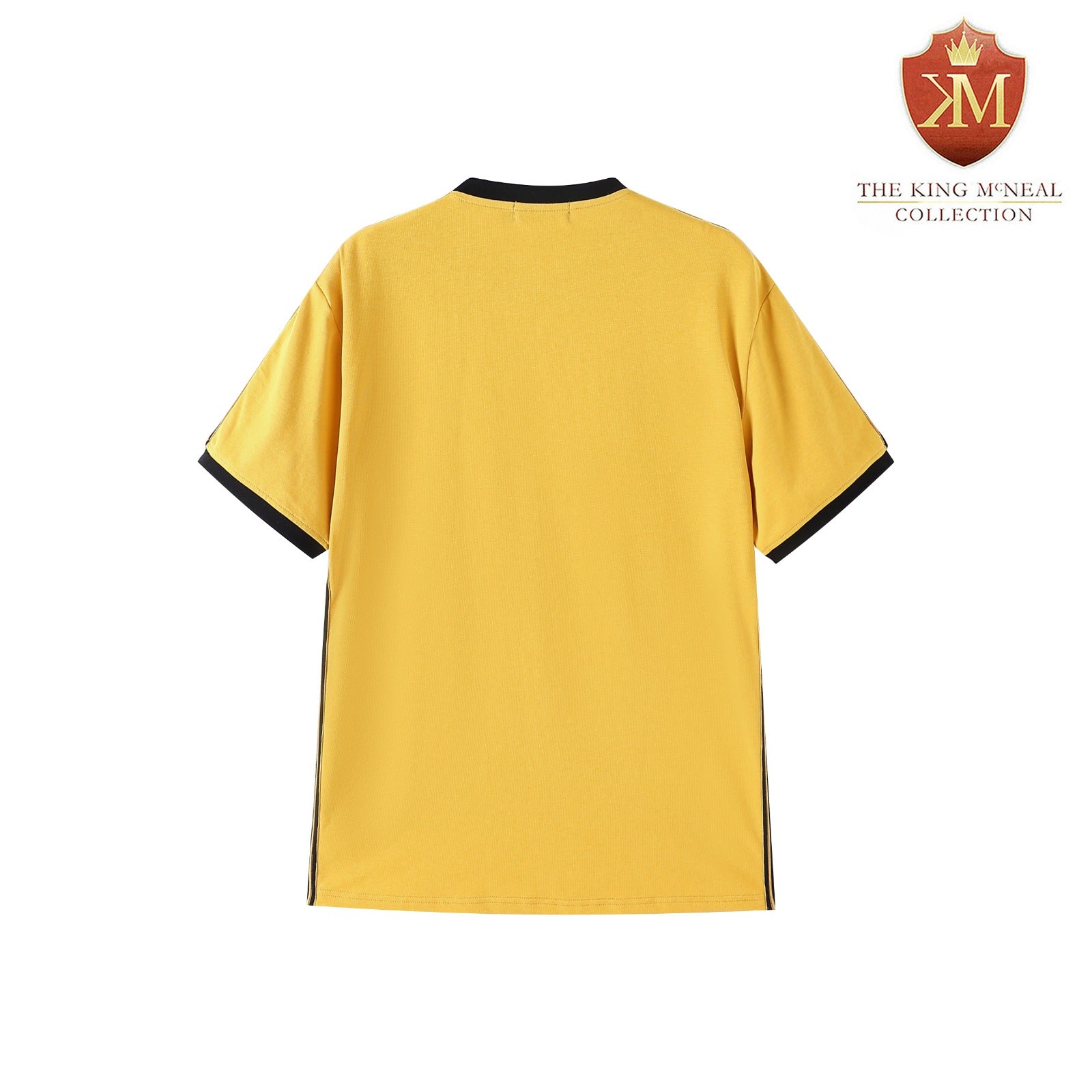 Alpha Old Gold Tapered Embossed Premium Crest Shirt