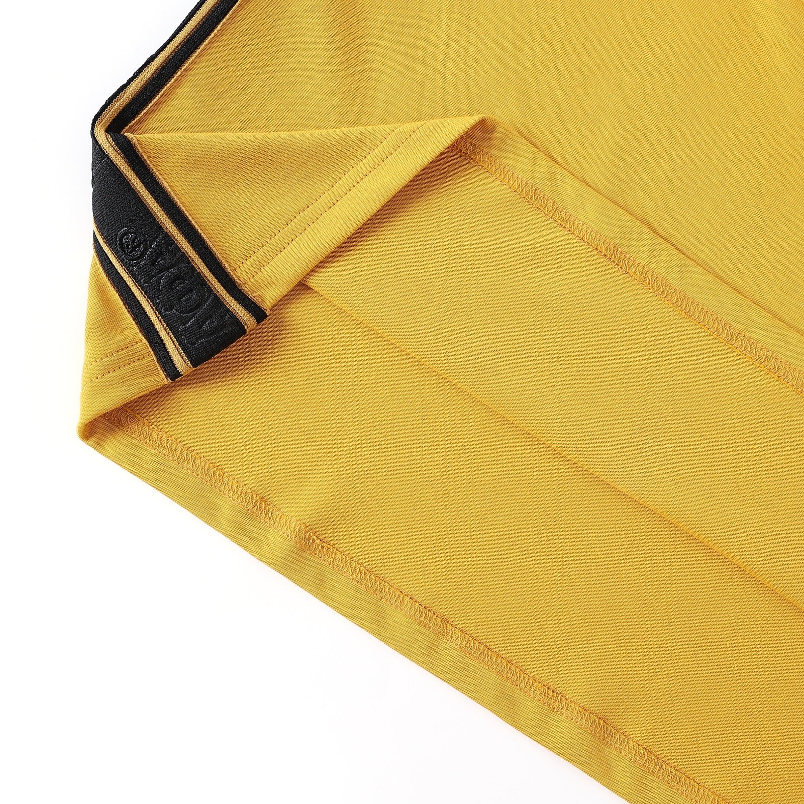 Alpha Old Gold Tapered Embossed Premium Crest Shirt