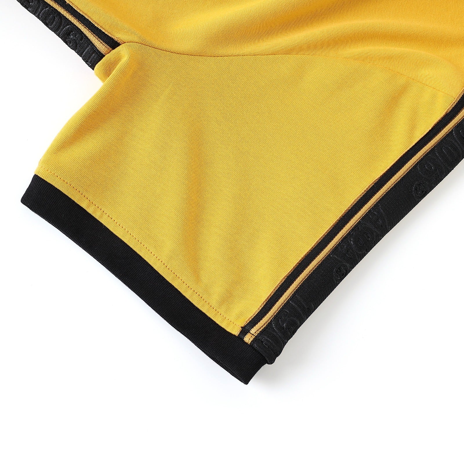 Alpha Old Gold Tapered Embossed Premium Crest Shirt