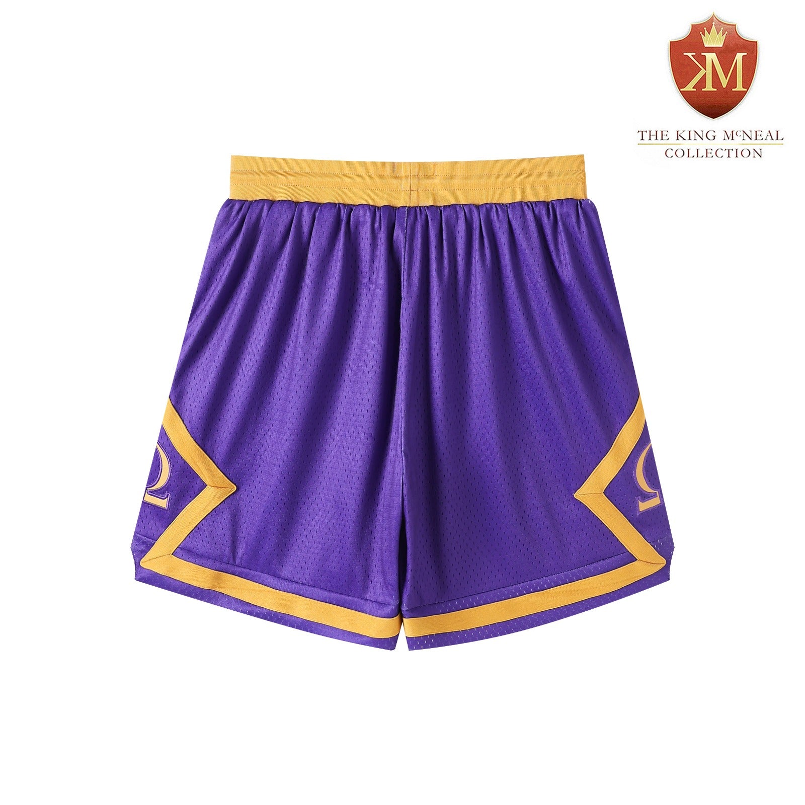 Omega Purple Heavy Mesh Basketball Shorts