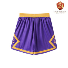 Omega Purple Heavy Mesh Basketball Shorts
