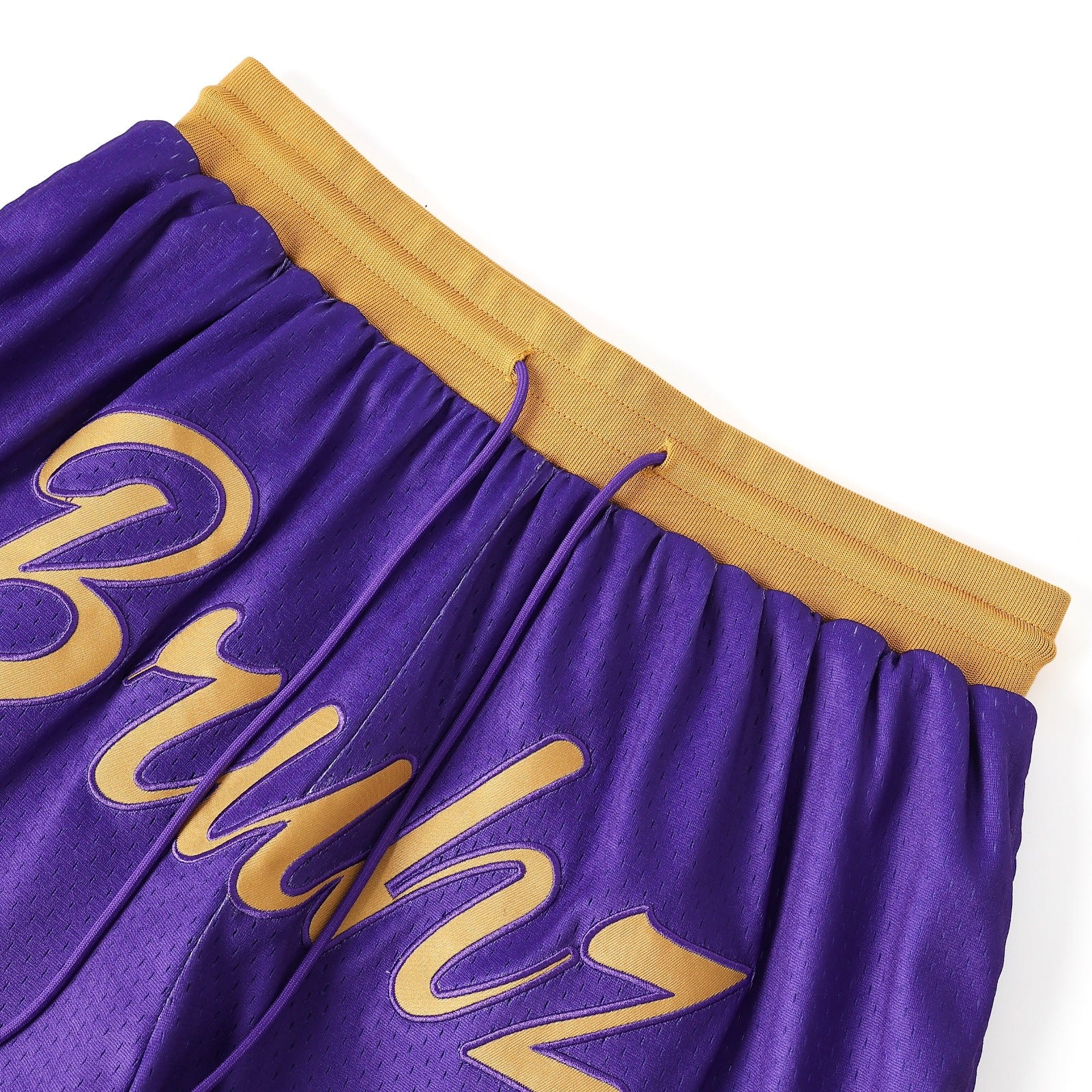Omega Purple Heavy Mesh Basketball Shorts