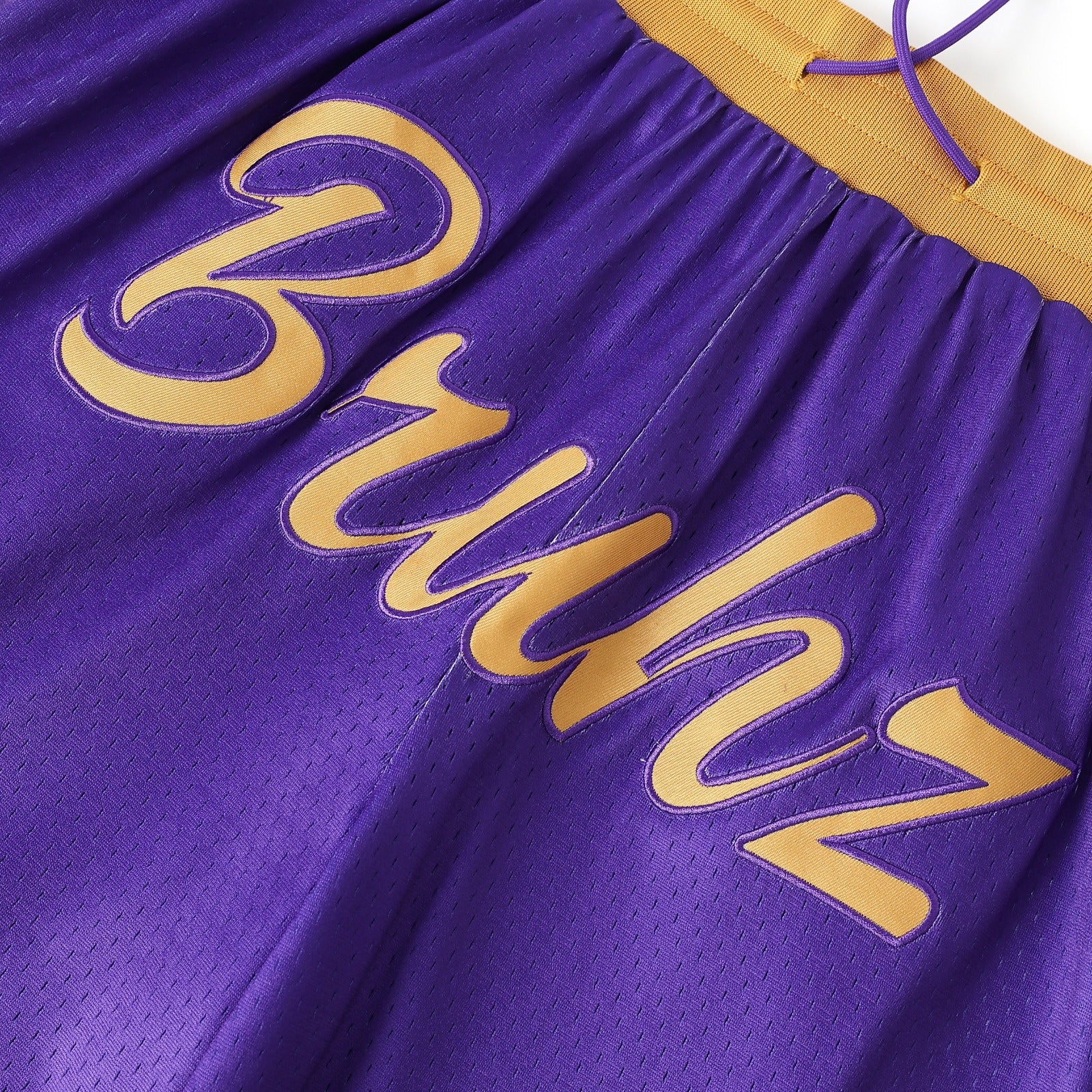 Omega Purple Heavy Mesh Basketball Shorts