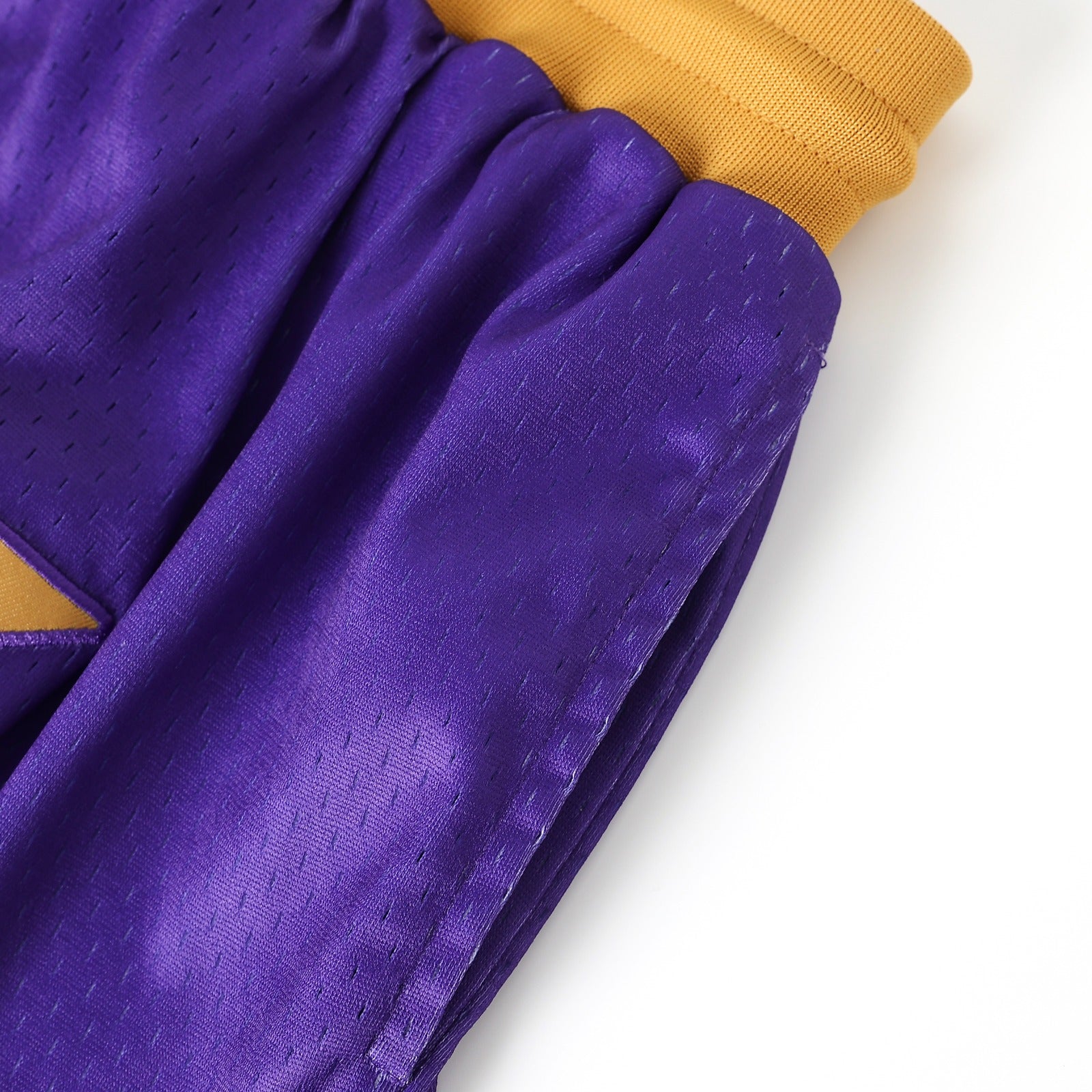 Omega Purple Heavy Mesh Basketball Shorts