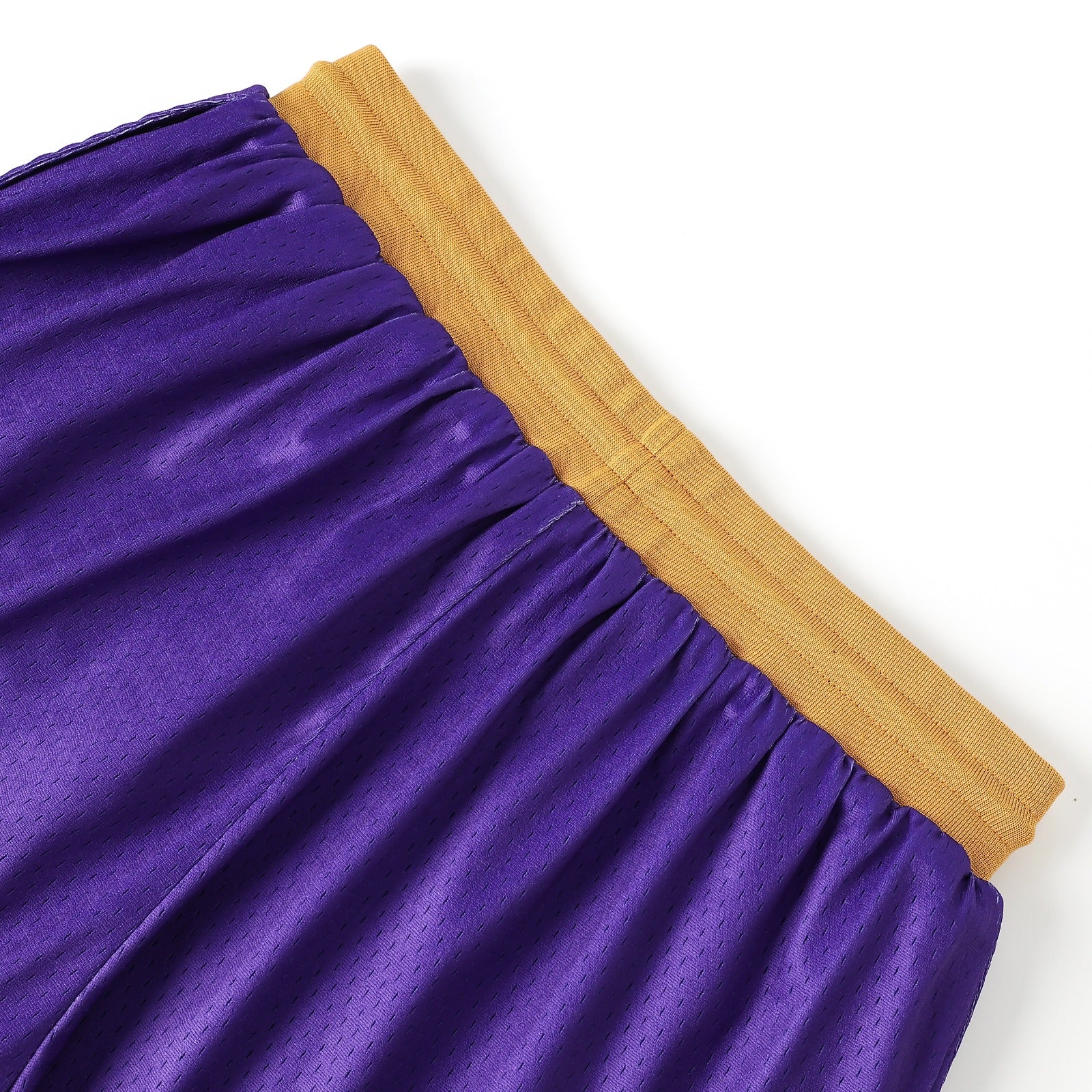 Omega Purple Heavy Mesh Basketball Shorts