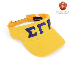 SGRHO Gold Letters Visor Hat