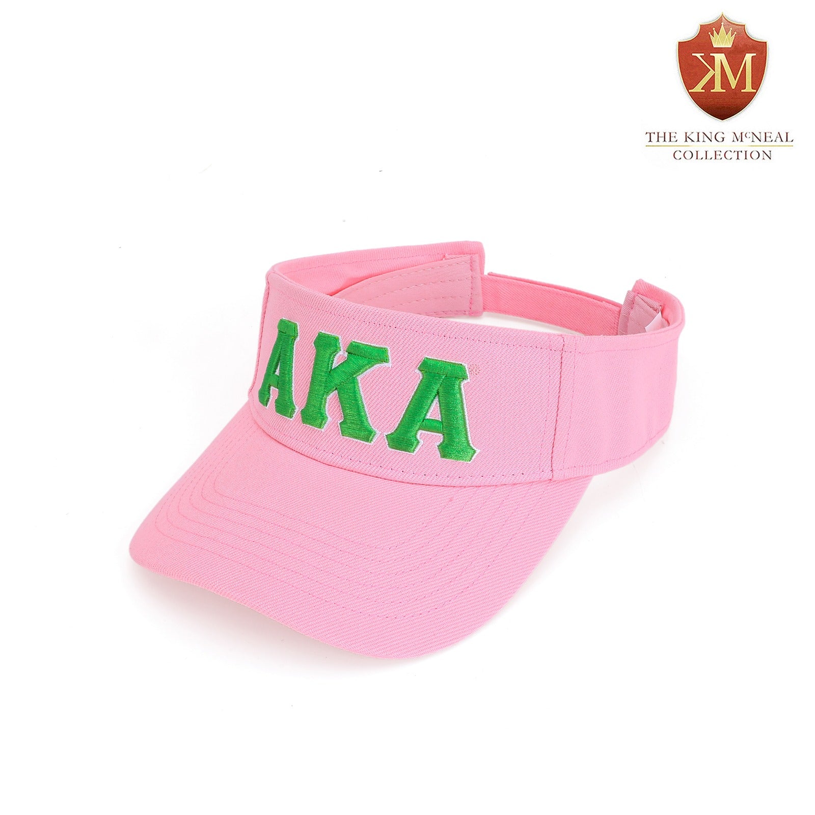 AKA Pink Letters Visor Hat