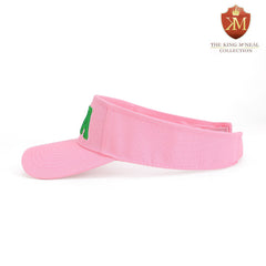 AKA Pink Letters Visor Hat