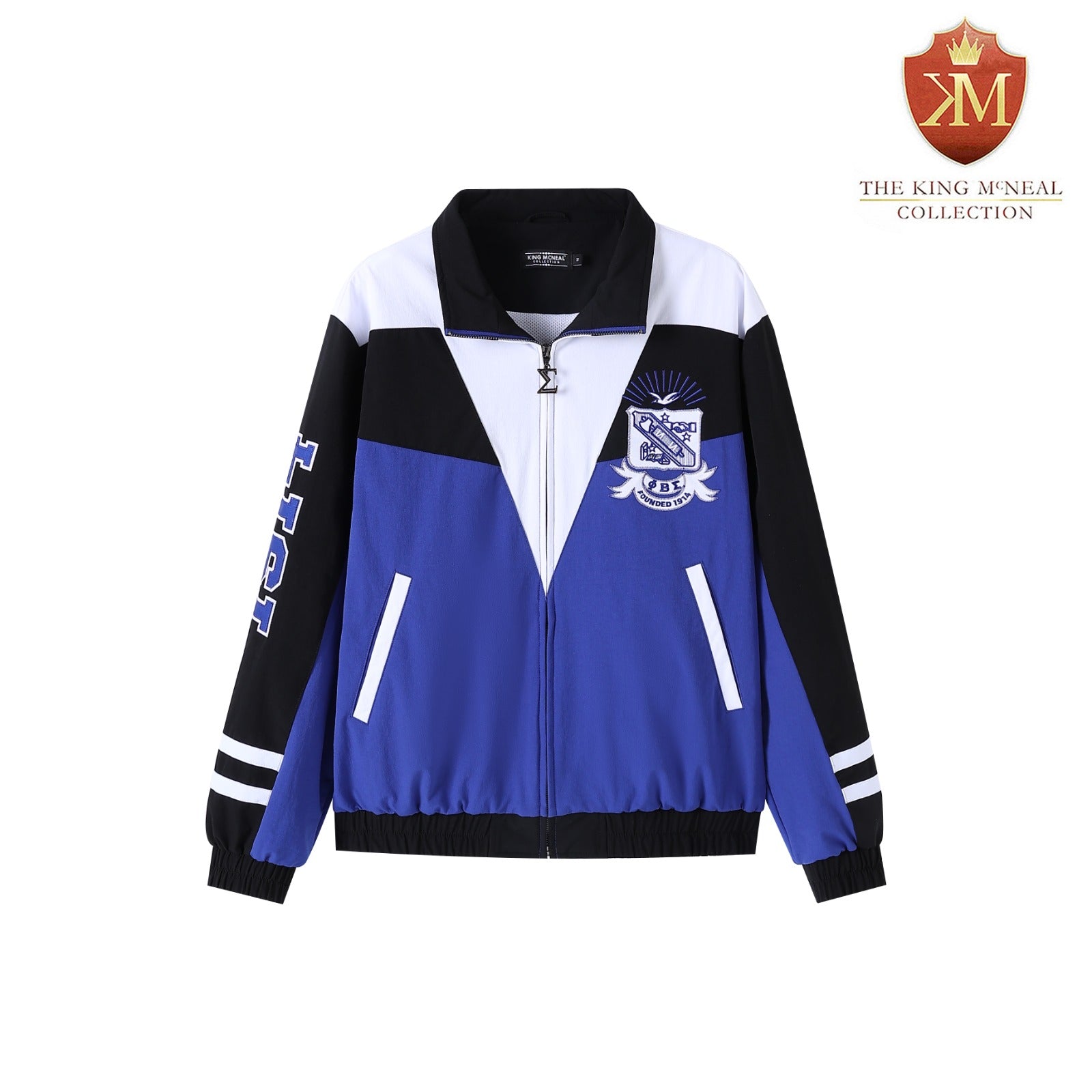Sigma Blue Windbreaker Full Zip