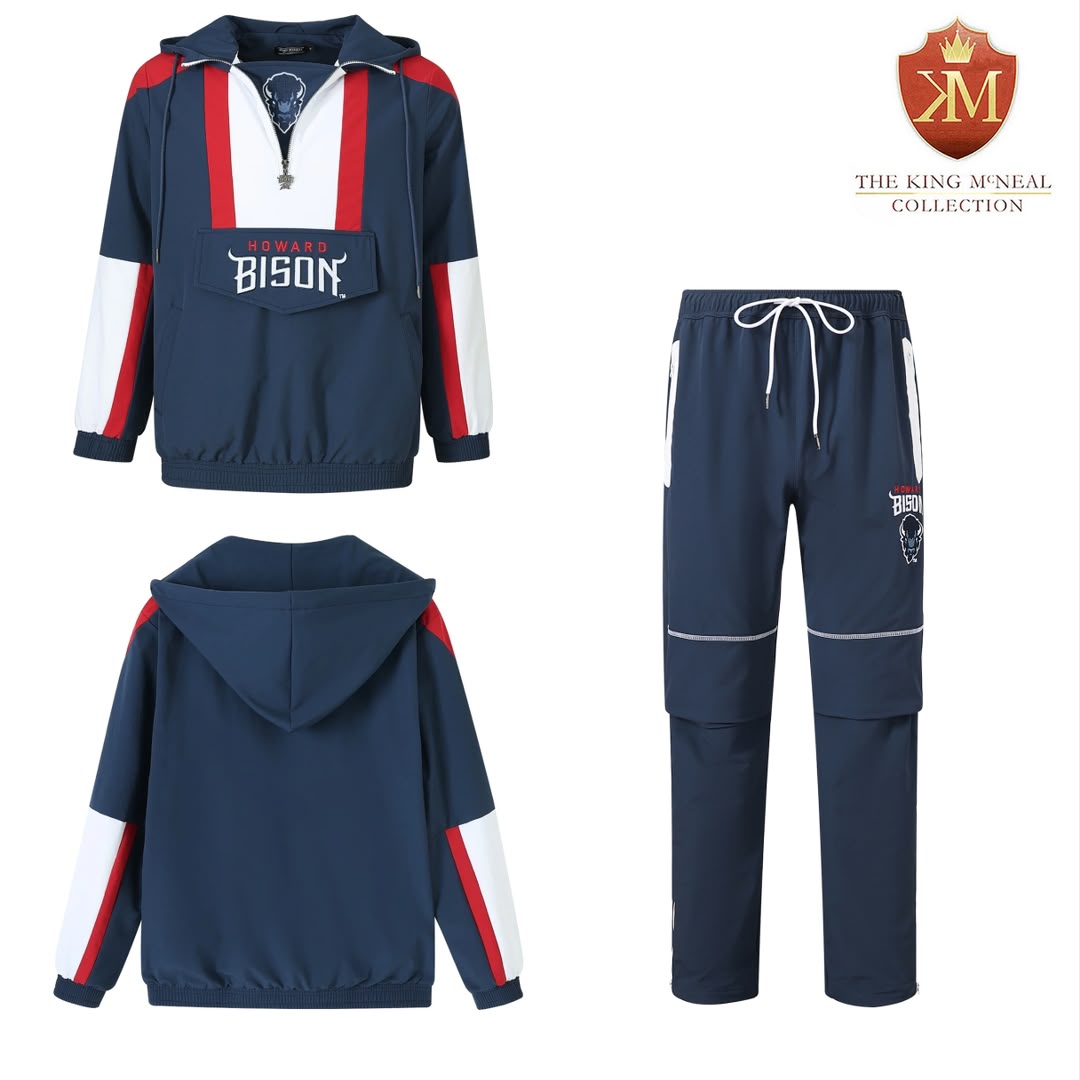 Howard University Windbreaker Tech Pants (Unisex)