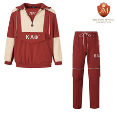 Kappa Crimson Windbreaker Tech Pants
