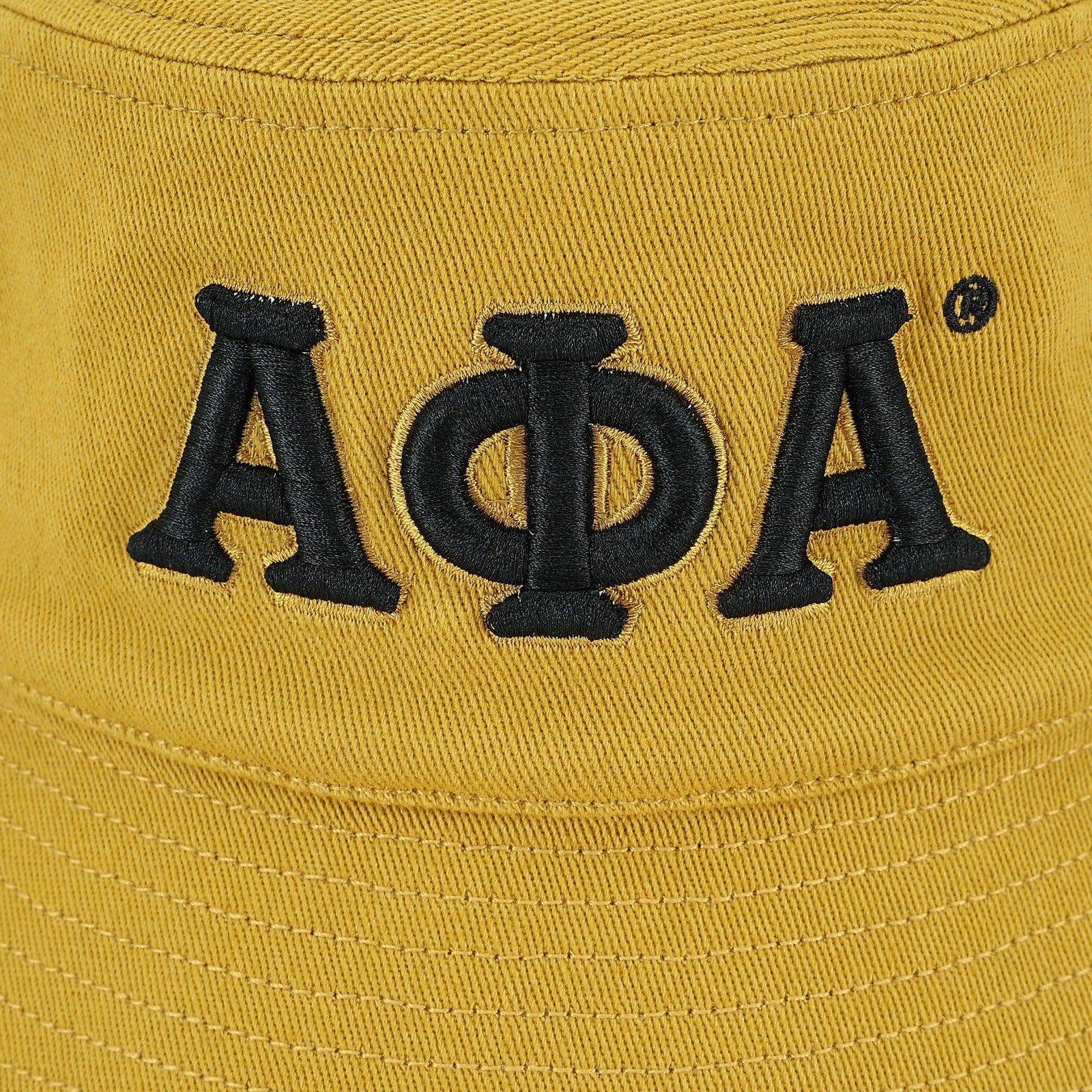 Alpha Gold Bucket Hat