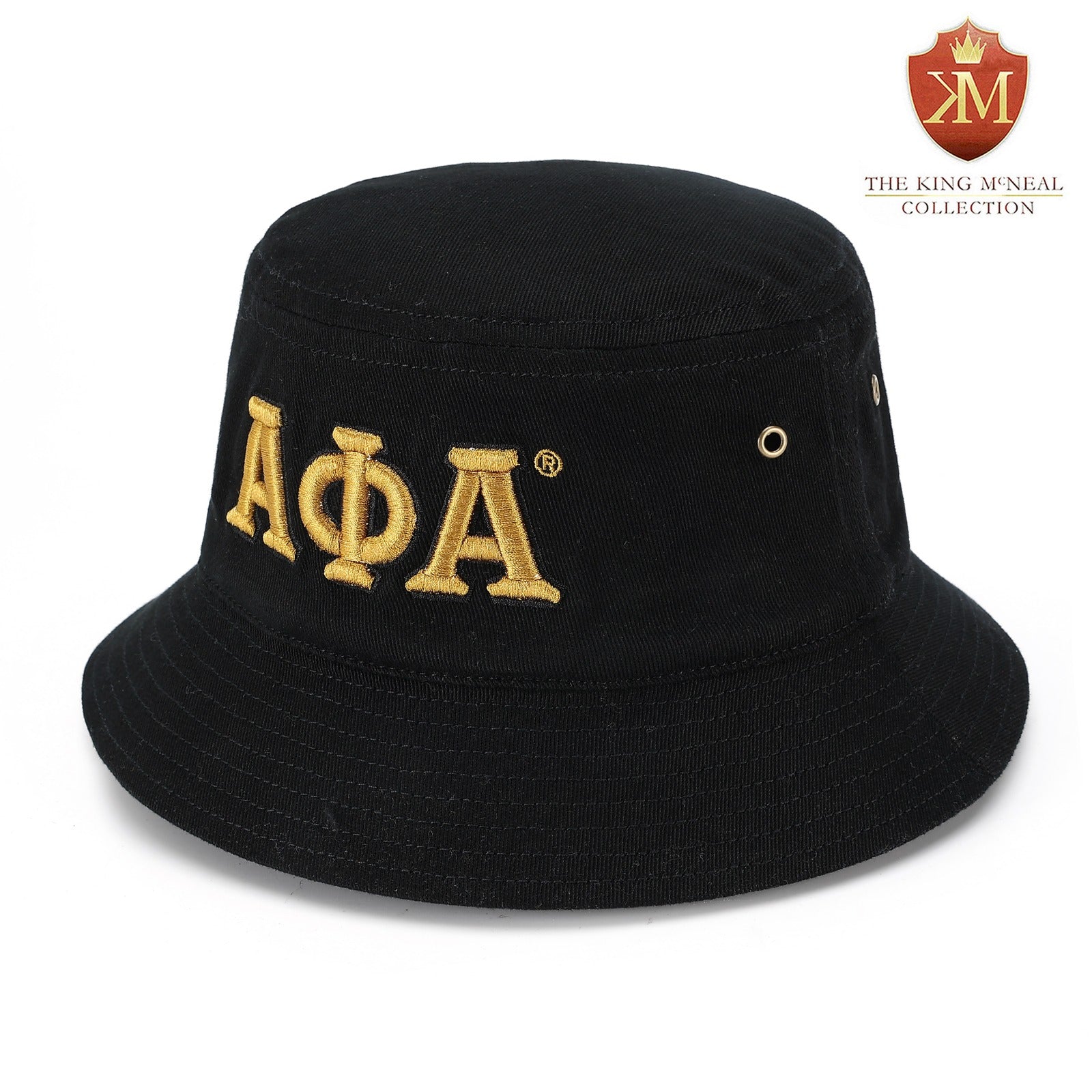 Alpha Black Bucket Hat