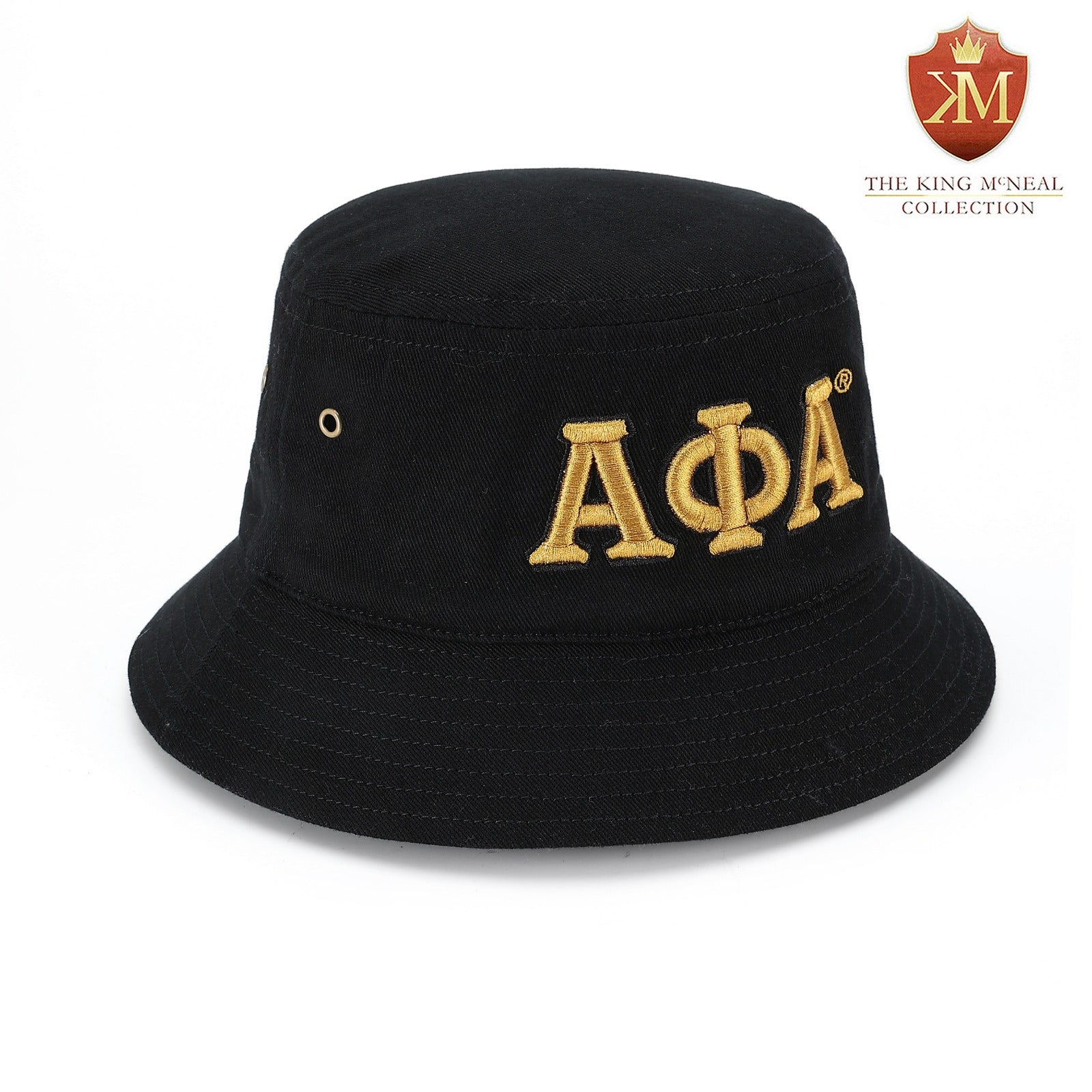 Alpha Black Bucket Hat