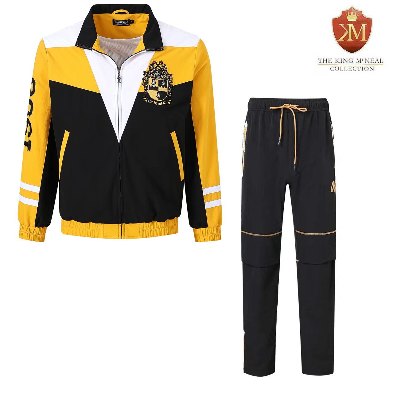 Alpha Black Windbreaker Tech Pants