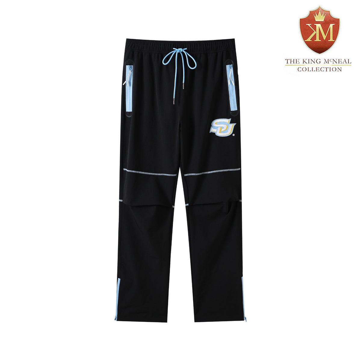 Southern University Black Windbreaker Tech Pants (Unisex)