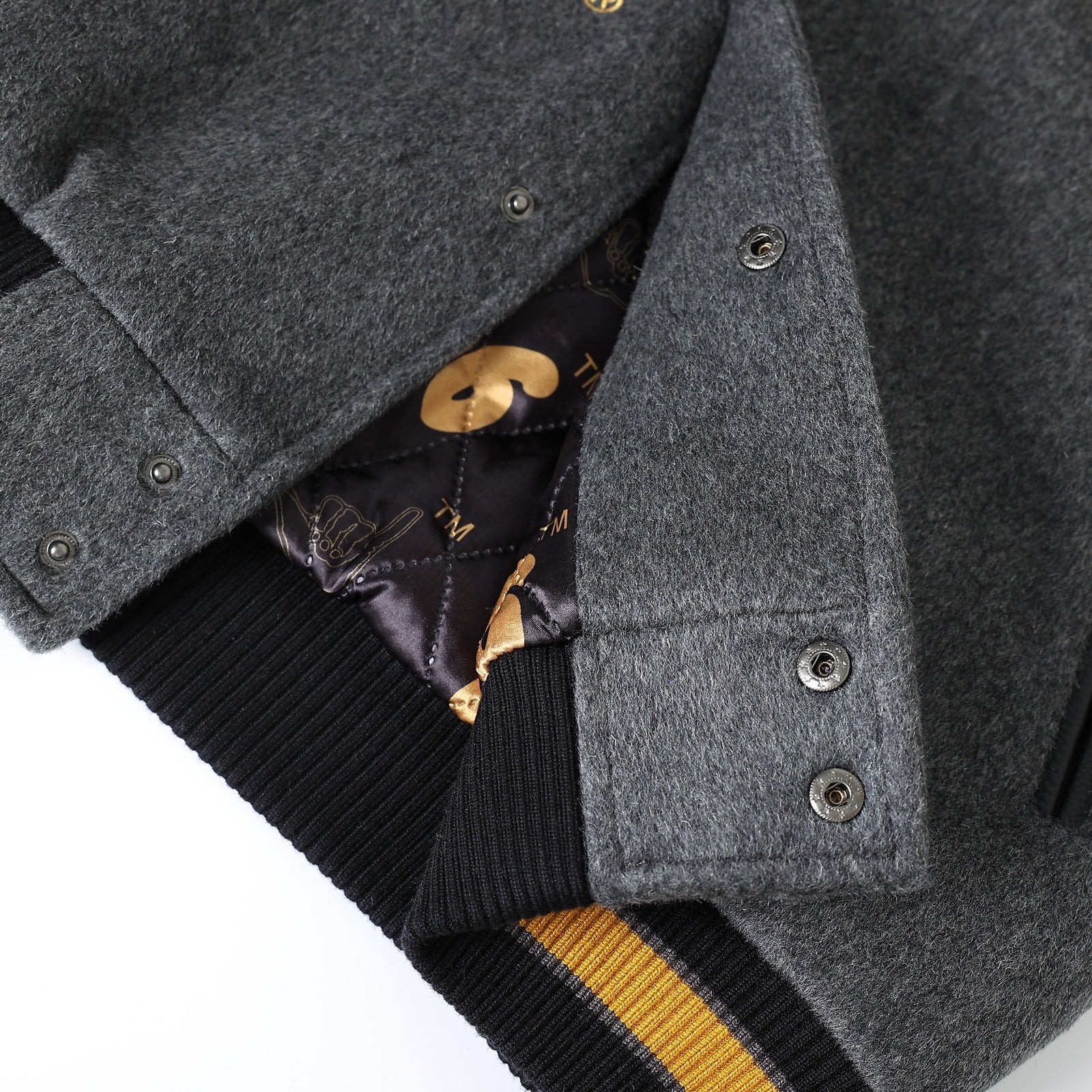 Alpha Phi Alpha Wool And Leather Letterman Jacket