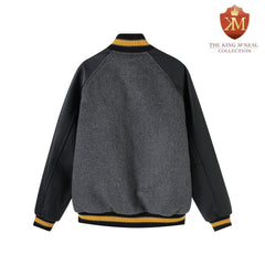 Alpha Phi Alpha Wool And Leather Letterman Jacket