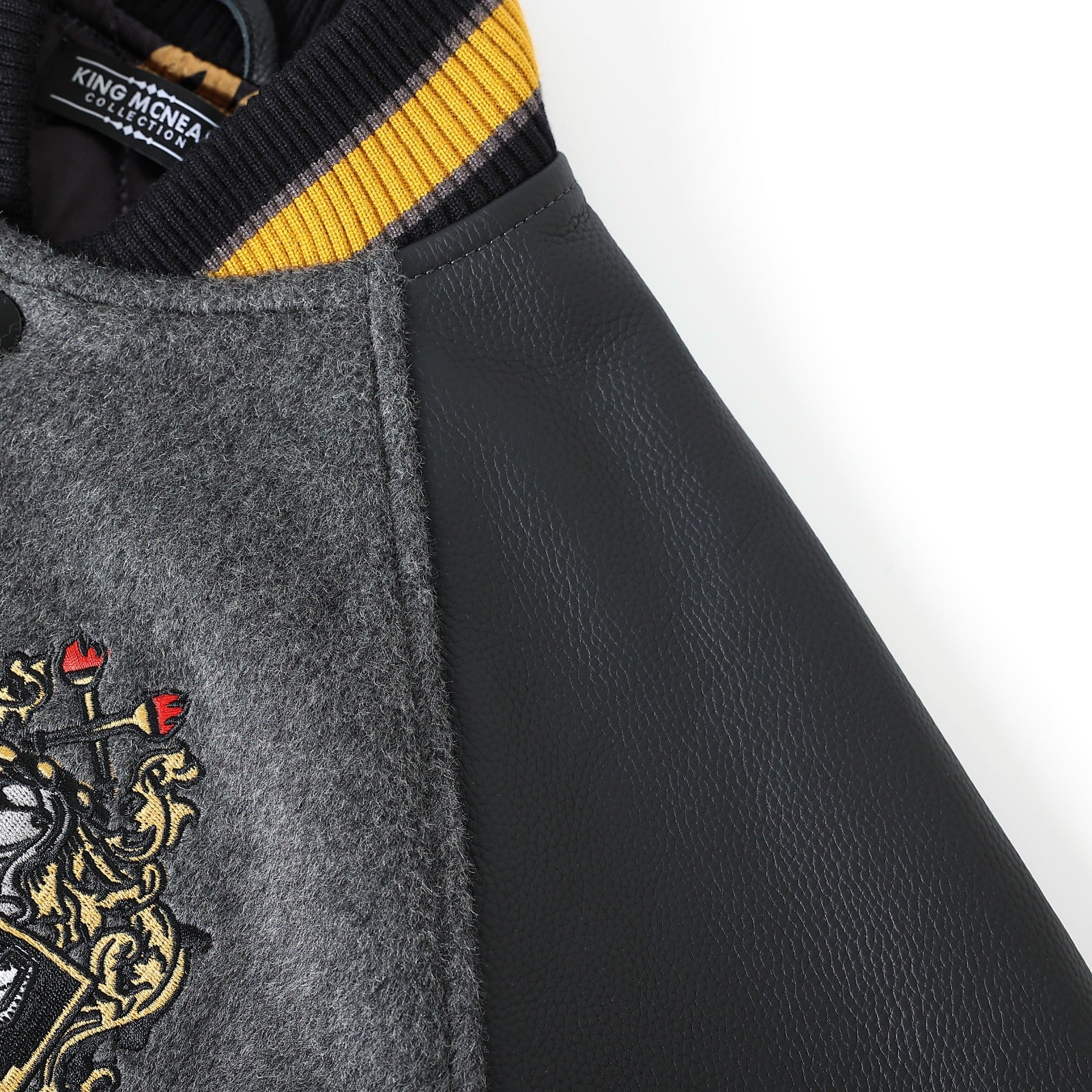 Alpha Phi Alpha Wool And Leather Letterman Jacket