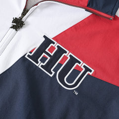 Howard University Blue Full Zip Windbreaker Tech