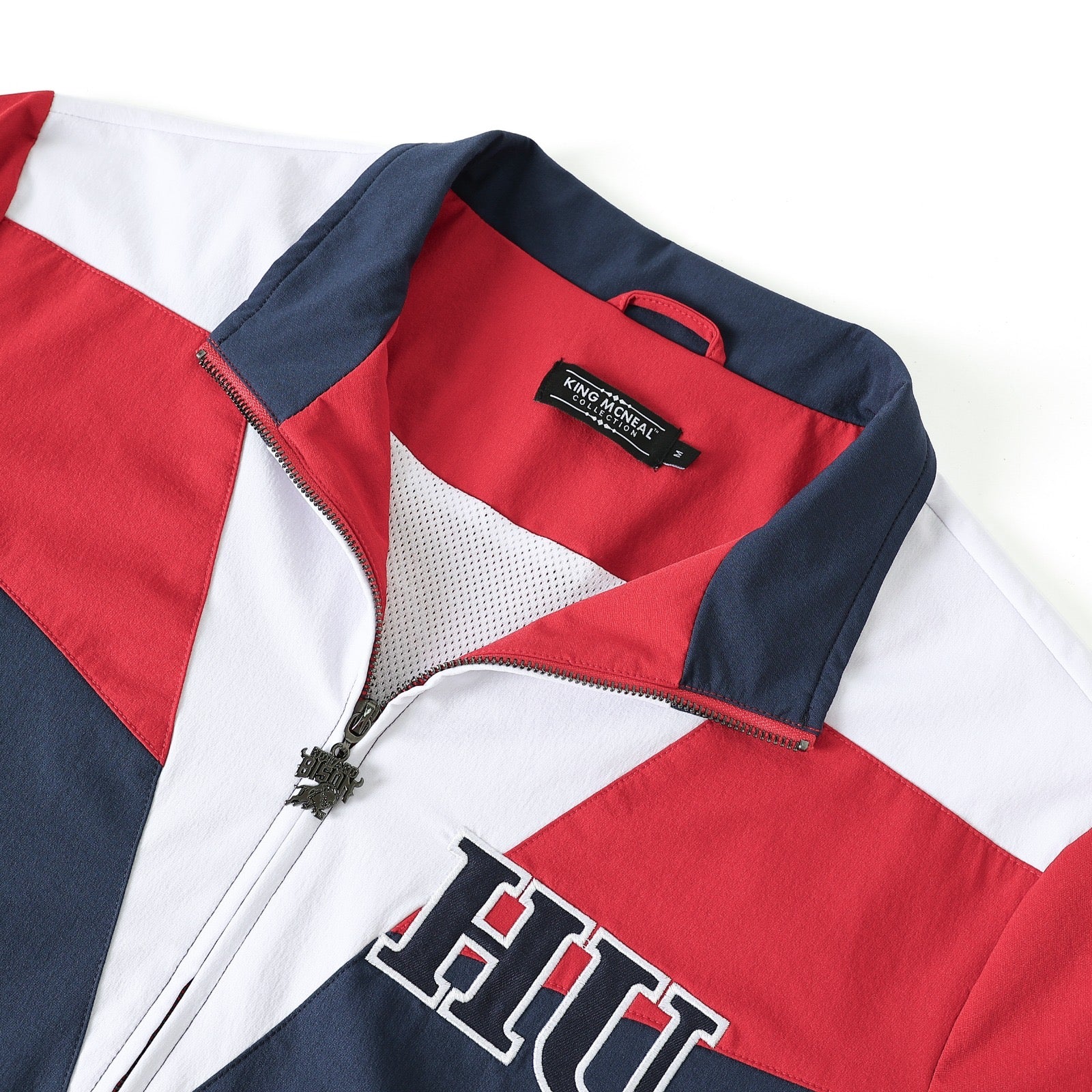 Howard University Blue Full Zip Windbreaker Tech