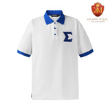 Sigma White Premium Polo Shirt