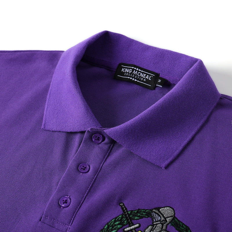 Omega Purple Premium Polo Shirt