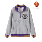 Omega Grey Quarter Zip Sweatshirt