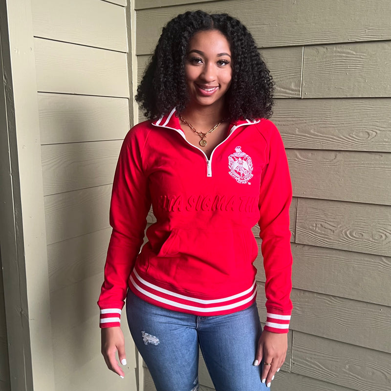 Delta Quarter Zip Sweatshirt Unisex