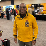 Alpha Gold Quarter Zip Sweatshirt