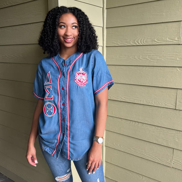 Delta Denim Baseball Jersey