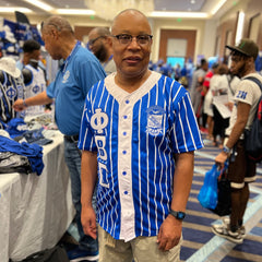 Sigma Pinstripe Button Up Baseball Jersey