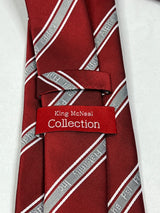 Kappa Crimson Monogram Tie