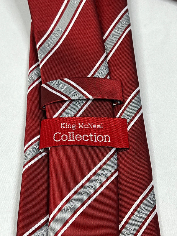 Kappa Crimson Monogram Tie