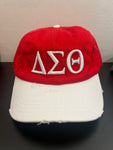 Delta Sigma Theta Red & White Hat
