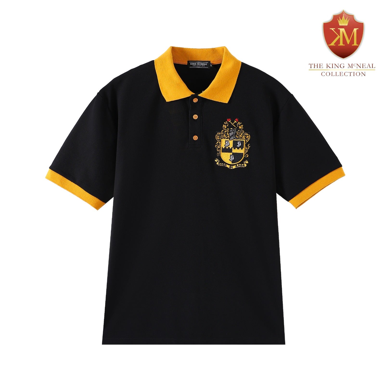 Alpha Black Premium Polo Shirt