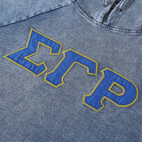 SGRho Denim Hoodie Dress With Pockets