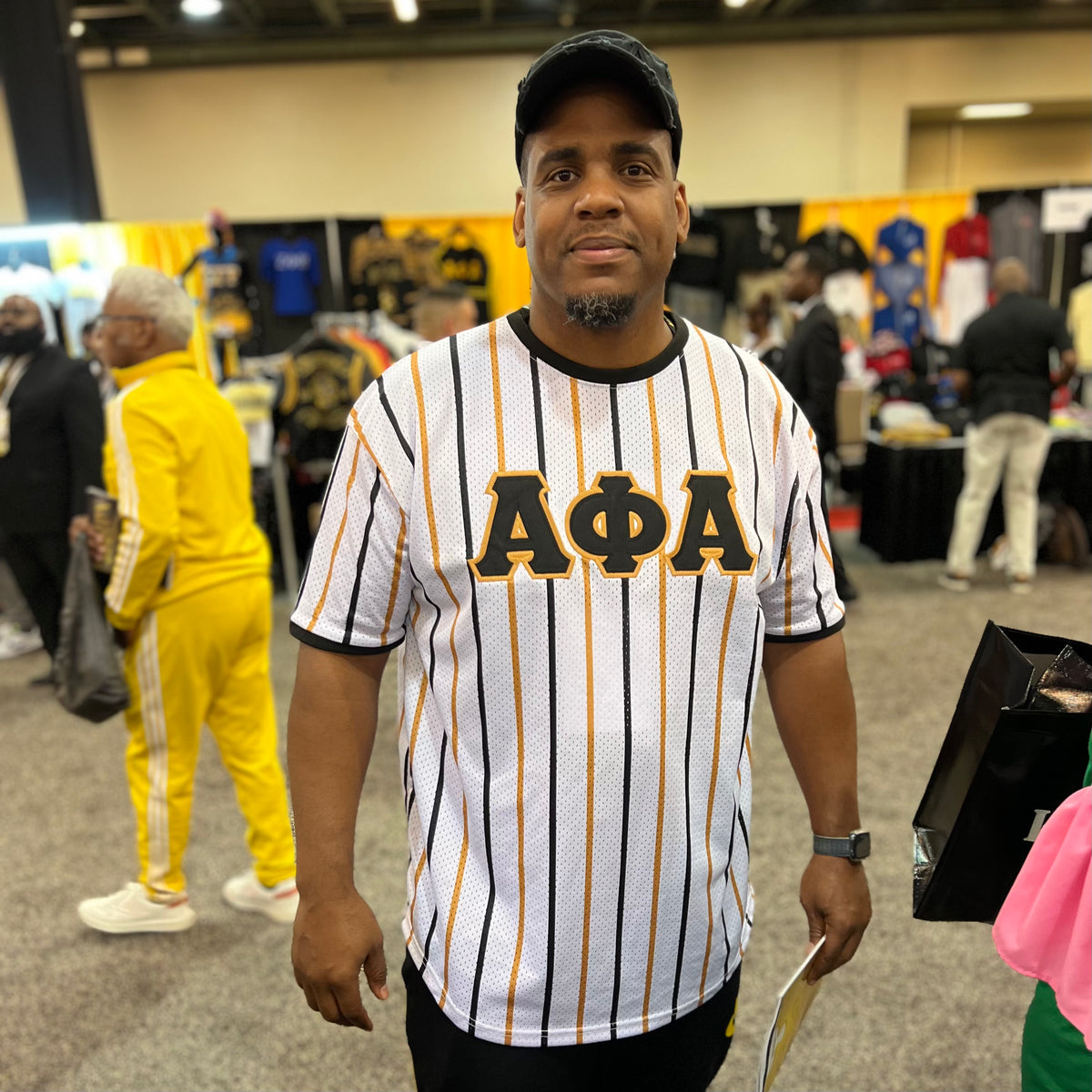Alpha Pinstripes Baseball Jersey