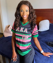 AKA Striped Baseball Jersey